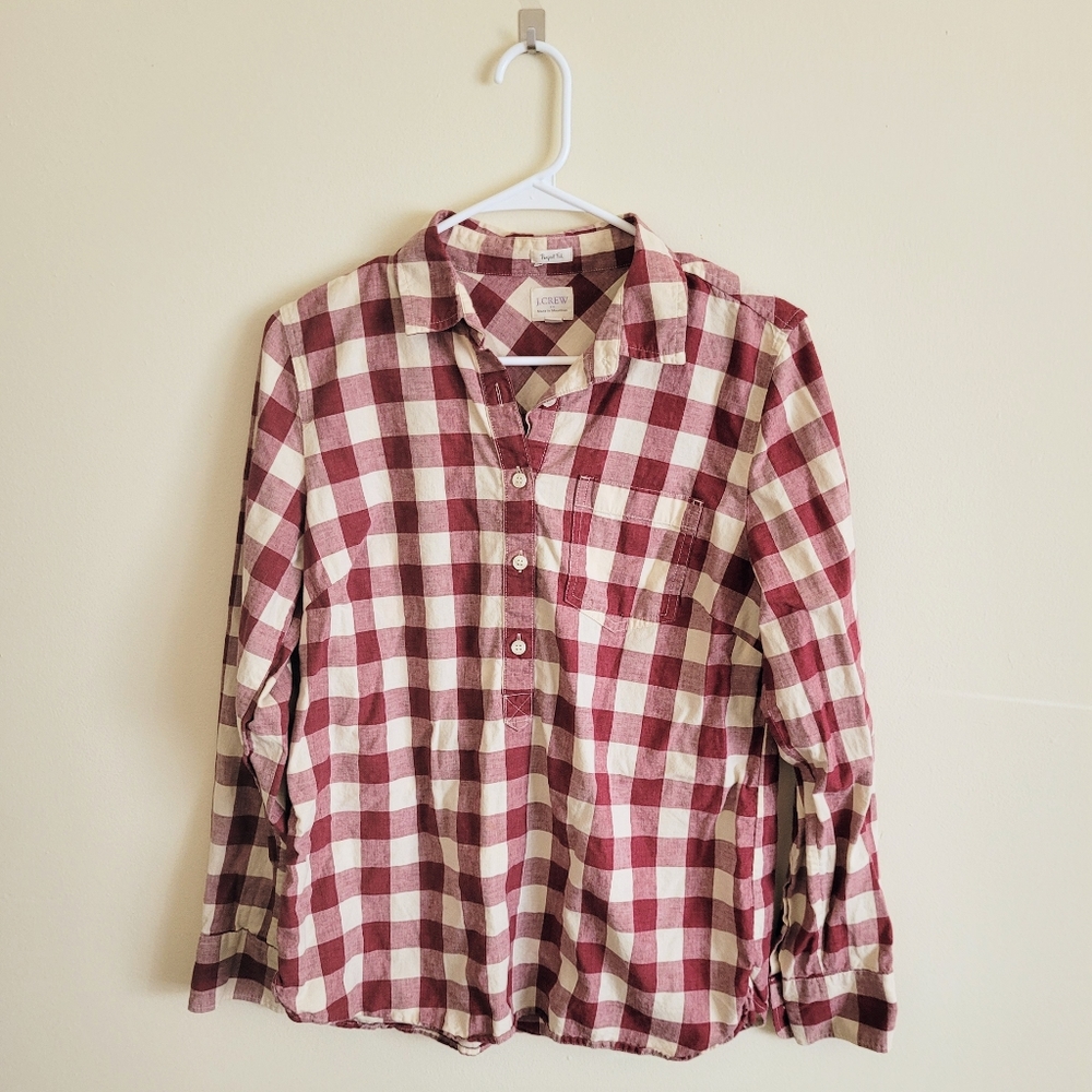 J. Crew plaid shirt